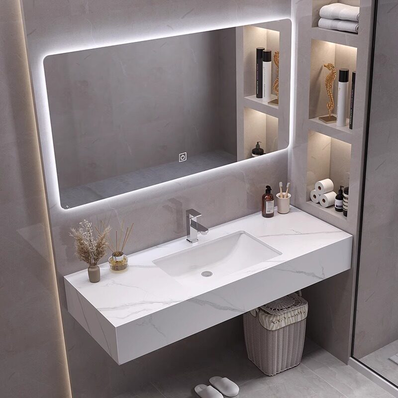 Home Bathroom Vanity Combo - Mueble de Baño Moderno con Espejo,