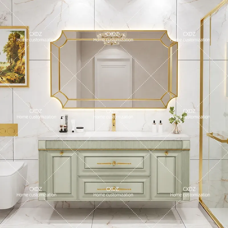 Home Bathroom Vanity Combo - Mueble de Baño con Lavabo Integrado