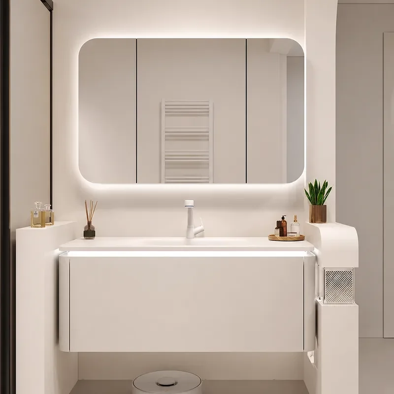 Home Bathroom Vanity Combo - Mueble de Baño con Lavabo Integrado