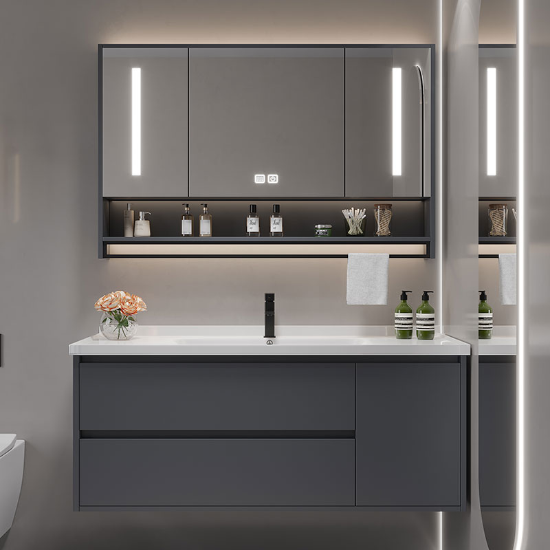 Tocador de baño con partición  - Home Bathroom Vanity Combo reseña y precio