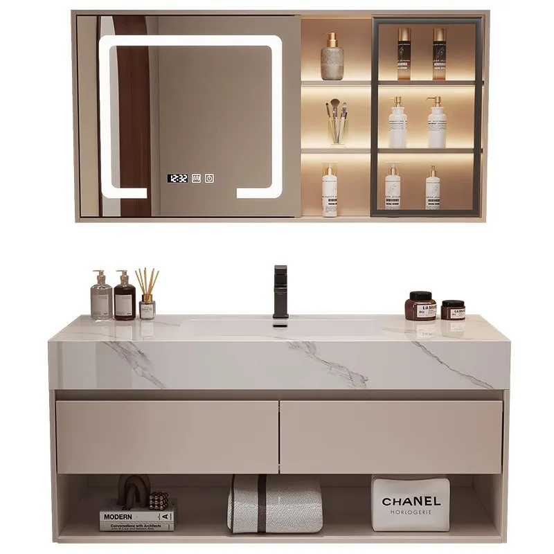 Tocador de baño moderno, lavab - Home Bathroom Vanity Combo reseña y precio