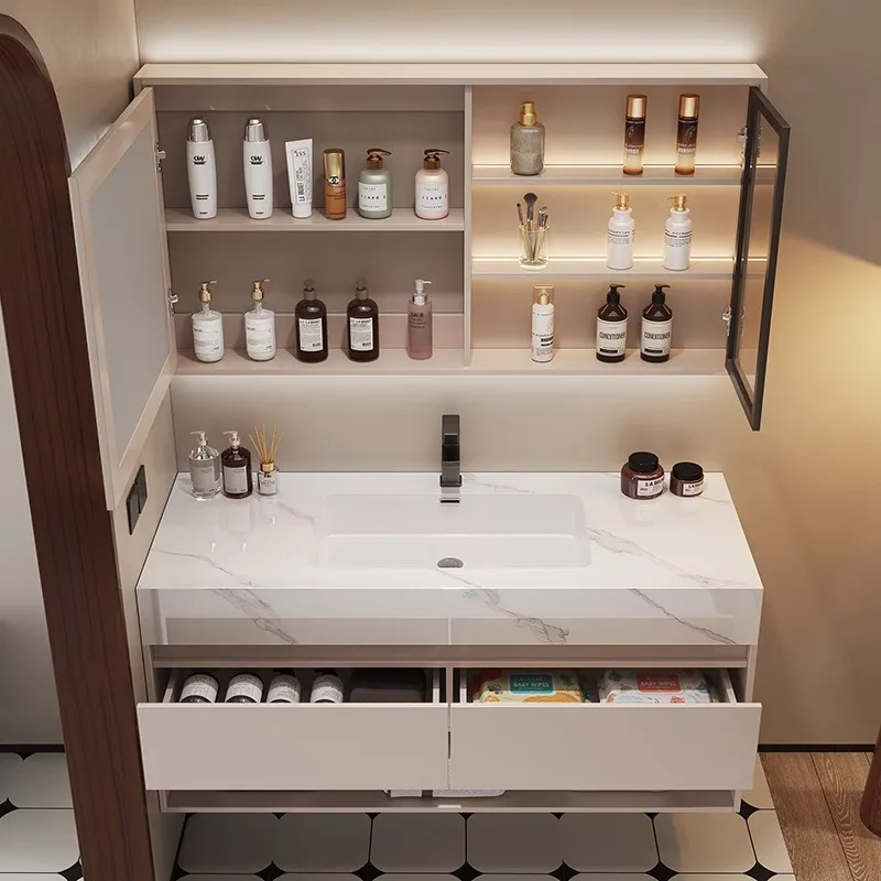 Tocador de baño moderno, lavab - Home Bathroom Vanity Combo reseña y precio
