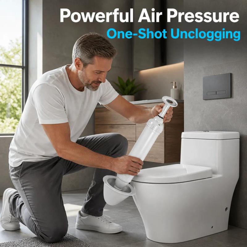 1 unidad: desatascador manual  - Plunger Toilet reseña y precio