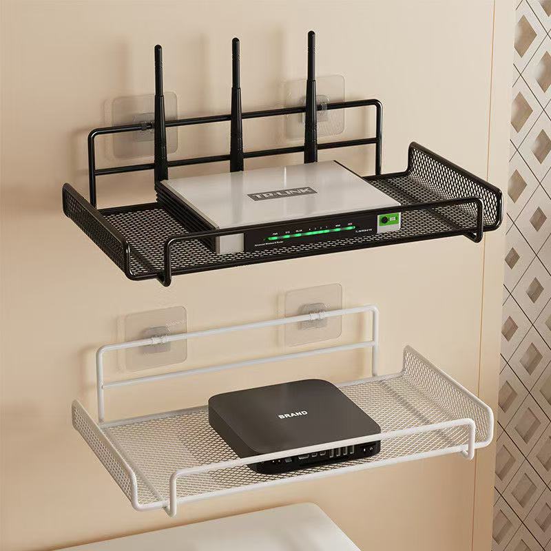 Estante de pared para router,  - Home Bathroom Organizer reseña y precio