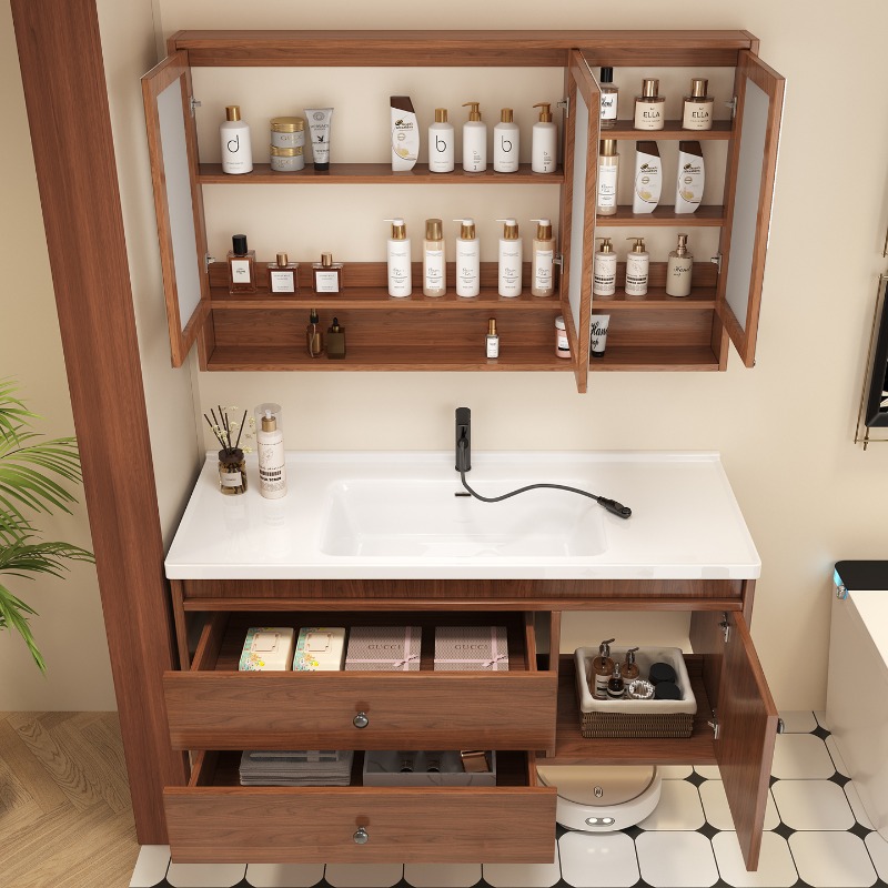 Mueble de Baño Blanco, Mueble  - Home Bathroom Vanity Combo reseña y precio