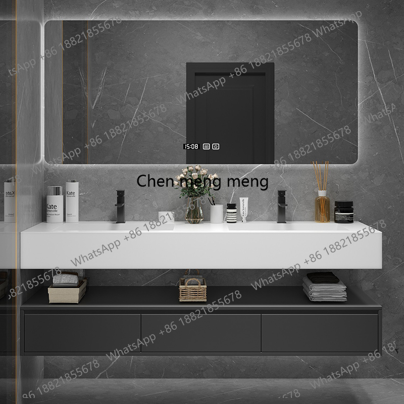 Mueble de Baño con Estante Ilu - Home Bathroom Vanity Combo reseña y precio