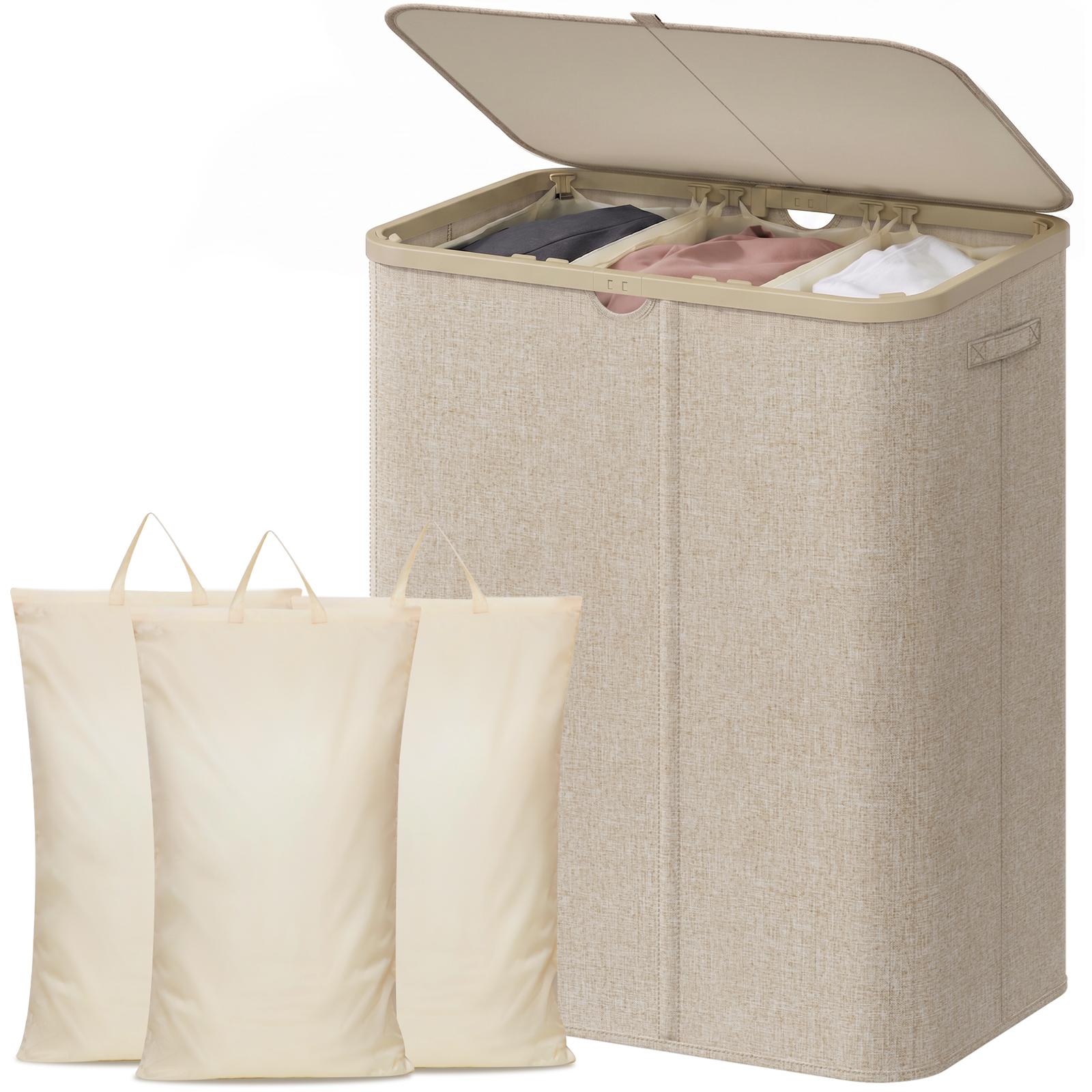 Cesto de ropa sucia de plástic - Home Essentials Bathroom Storage reseña y precio