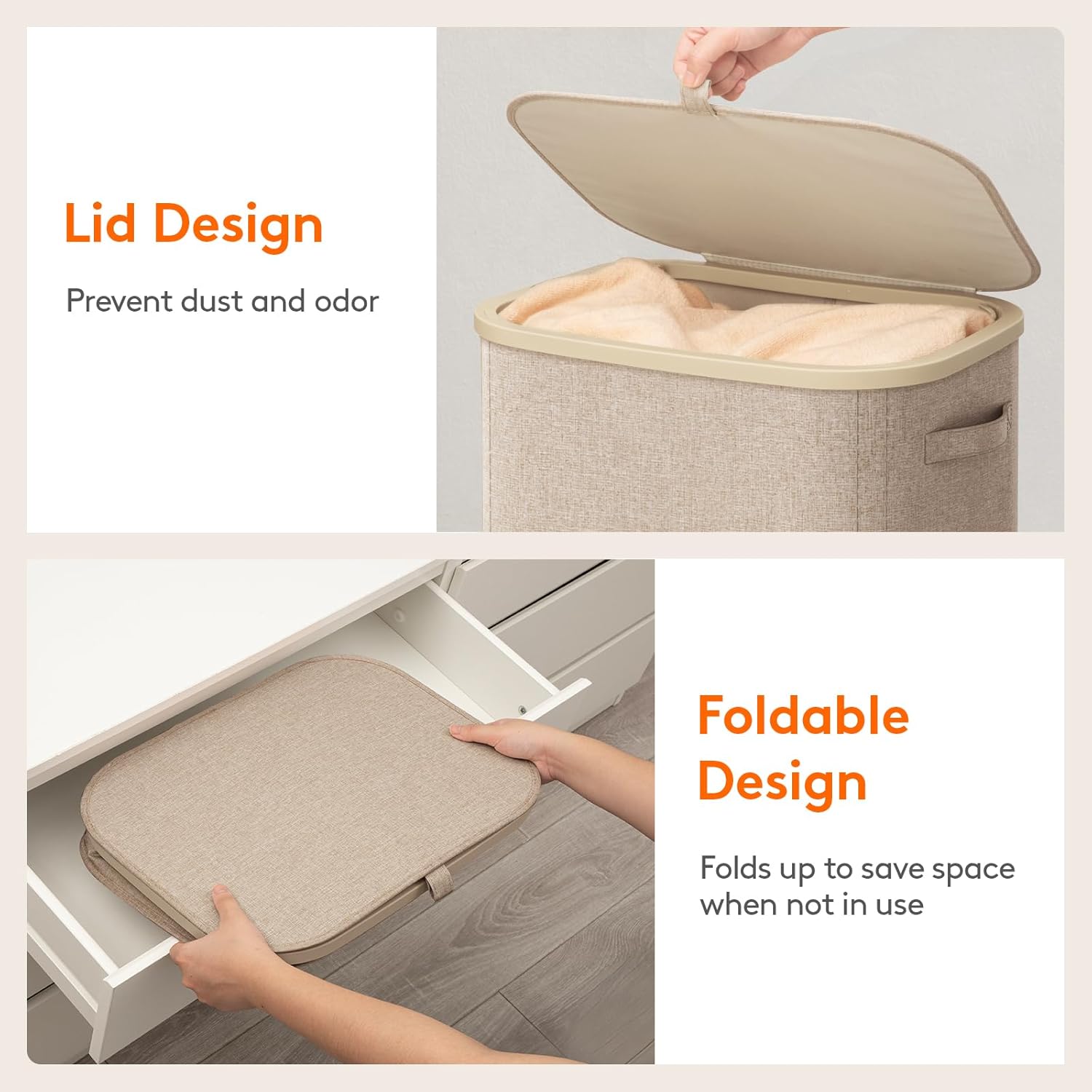 Cesto de ropa sucia de plástic - Home Essentials Bathroom Storage reseña y precio