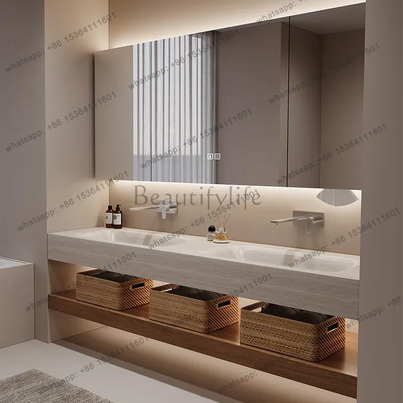 Mueble de almacenamiento de ba - Home Bathroom Vanity Combo reseña y precio