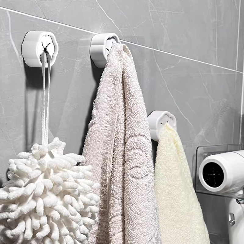 6 Ganchos Adhesivos para Toall - Home Bathroom Organizer reseña y precio