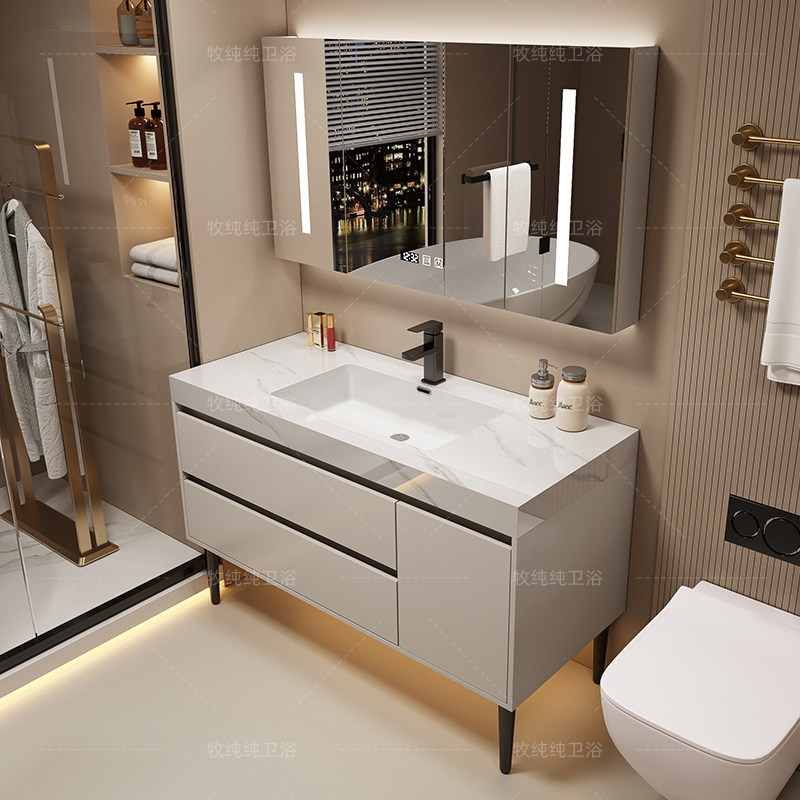 Mueble de Baño con Espejo, Arm - Home Bathroom Vanity Combo reseña y precio