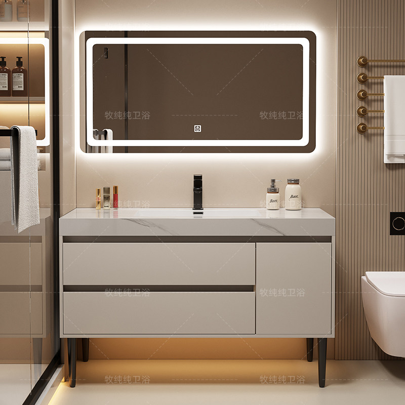 Mueble de Baño con Espejo, Arm - Home Bathroom Vanity Combo reseña y precio